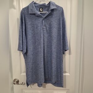 FJ Heathered Blue Polo Shirt
